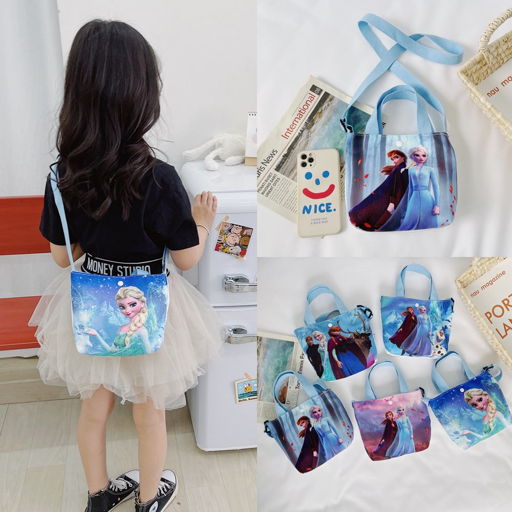 Children's Boys Fashionable Cartoon Canvas Cute Children's Shoulder Bags