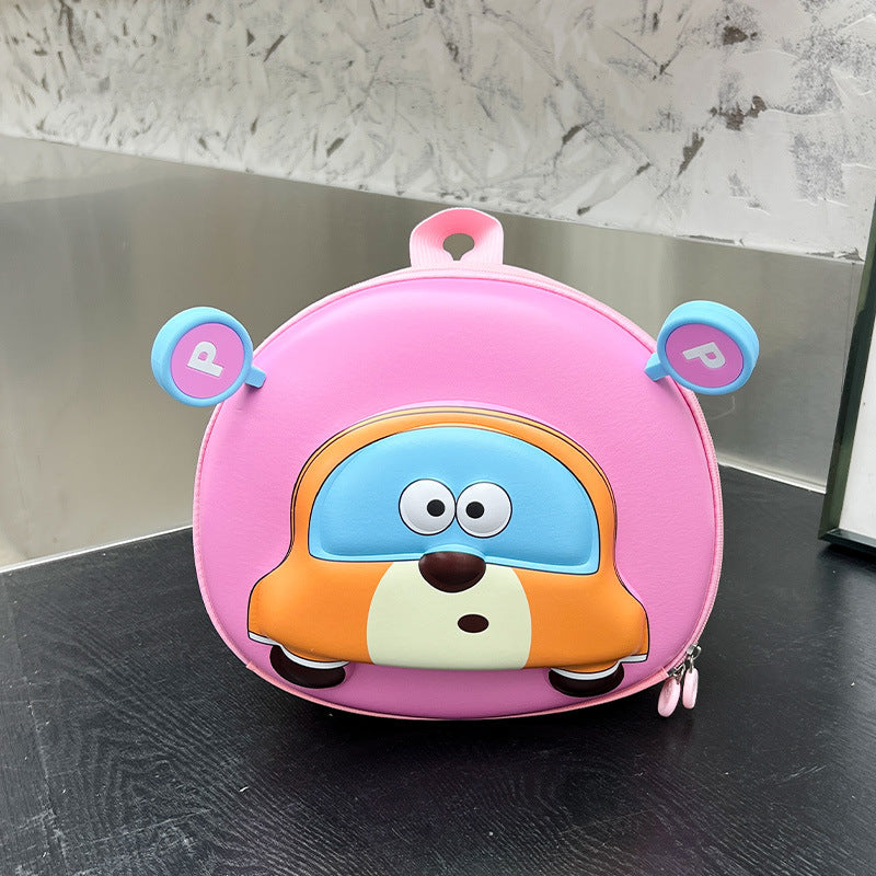 Children's Cartoon Cute Egg Shell Car Mini Western Children's Backpacks