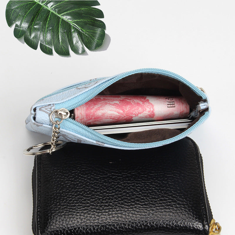 Classic Charming Mini Portable Small Printed Coin Purses