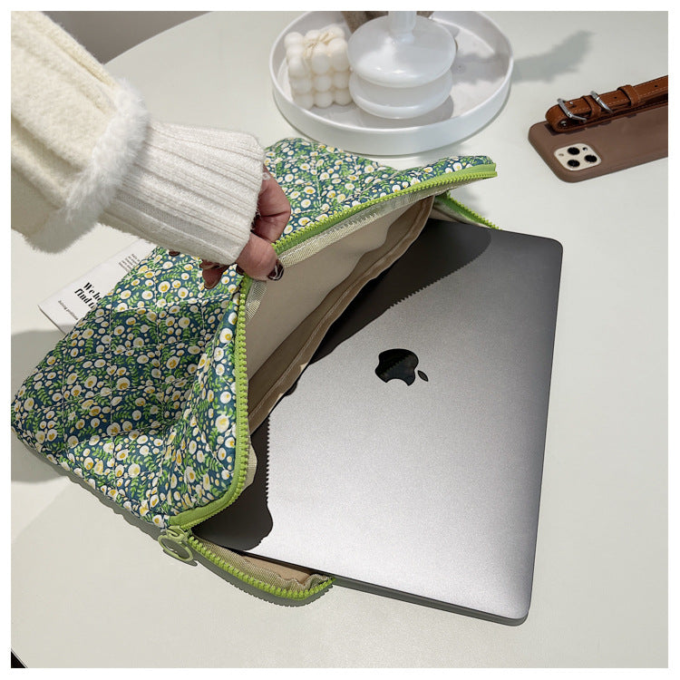 Style Plaid Floral Hand-held File Inch Tablet Bags