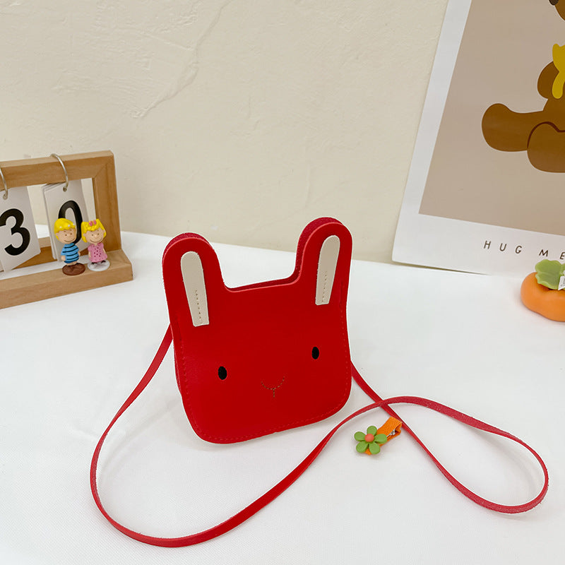 Décoration de lapin, petits sacs à bandoulière pour enfants, petit garçon de dessin animé