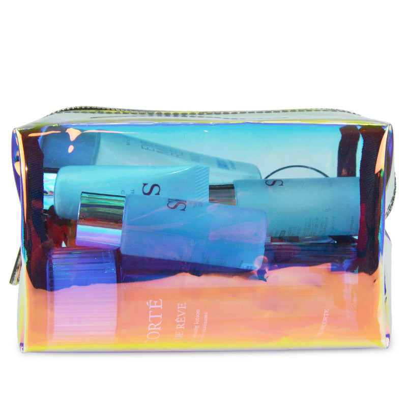 Crystal Waterproof Storage Candy Color Laser Cosmetic Bags