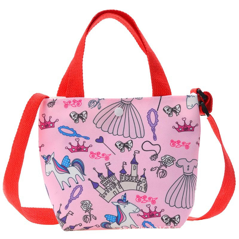 Toile pour enfants dessin animé coréen mignon imprimé garçons sacs à bandoulière pour enfants