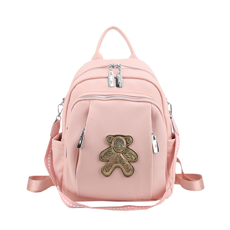 Women's Spring Solid Color Cute High-grade Fashion Backpacks