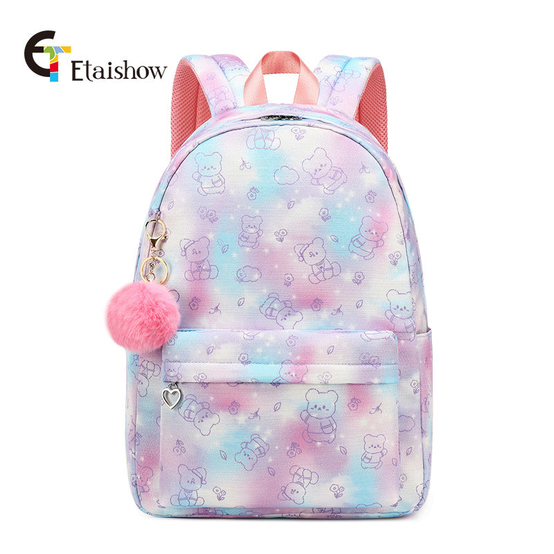 Children's Printed Cute Primary Lightweight Simple Campus Elementary School Students' Schoolbags