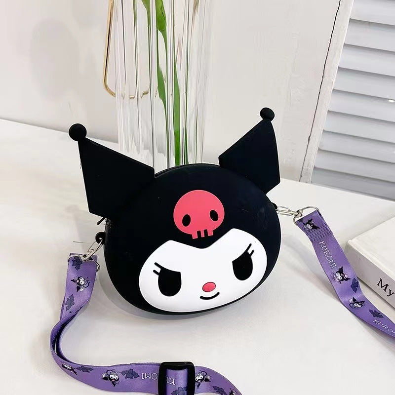 Stall Cartoon Silicone Soft Western Style Coin Purses