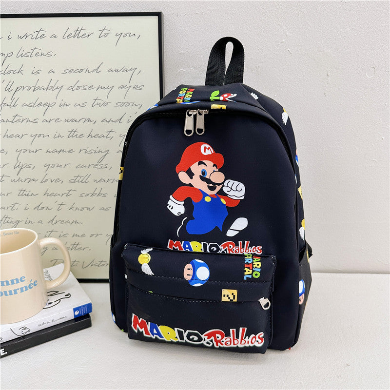 Children's Cute Cartoon Letter Male Korean Boy Children's Backpacks