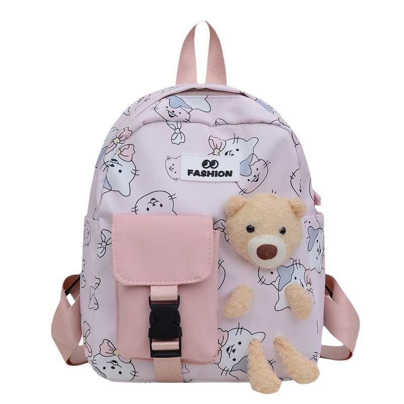 Children's Korean Style Bear Doll Lightweight Fashion Children's Backpacks