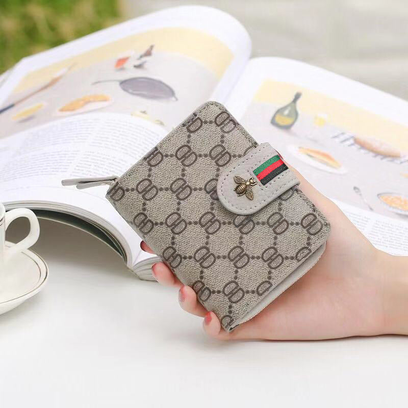 Women's Retro Short Zipper Small Simple Cute Ladies Wallets