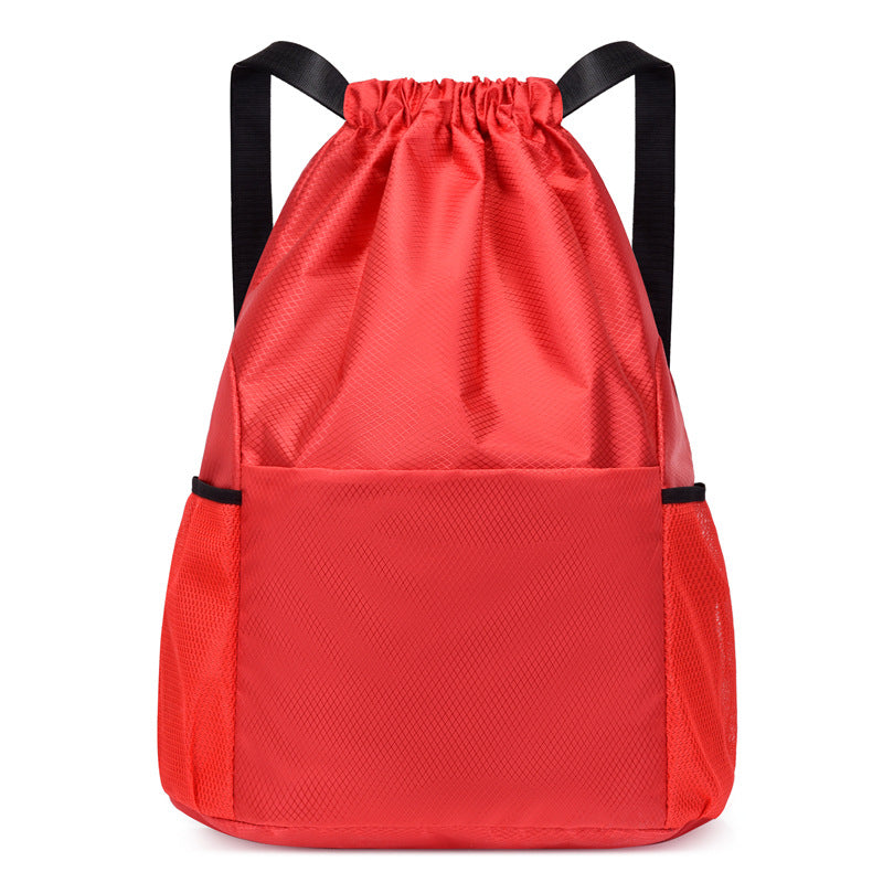 Women's Basketball Fashion Trend Lightweight Drawstring Pocket Backpacks