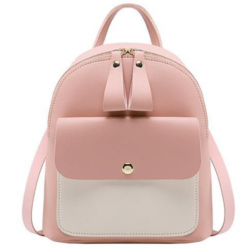 Women's About Korean Preppy Style Contrast Color Backpacks