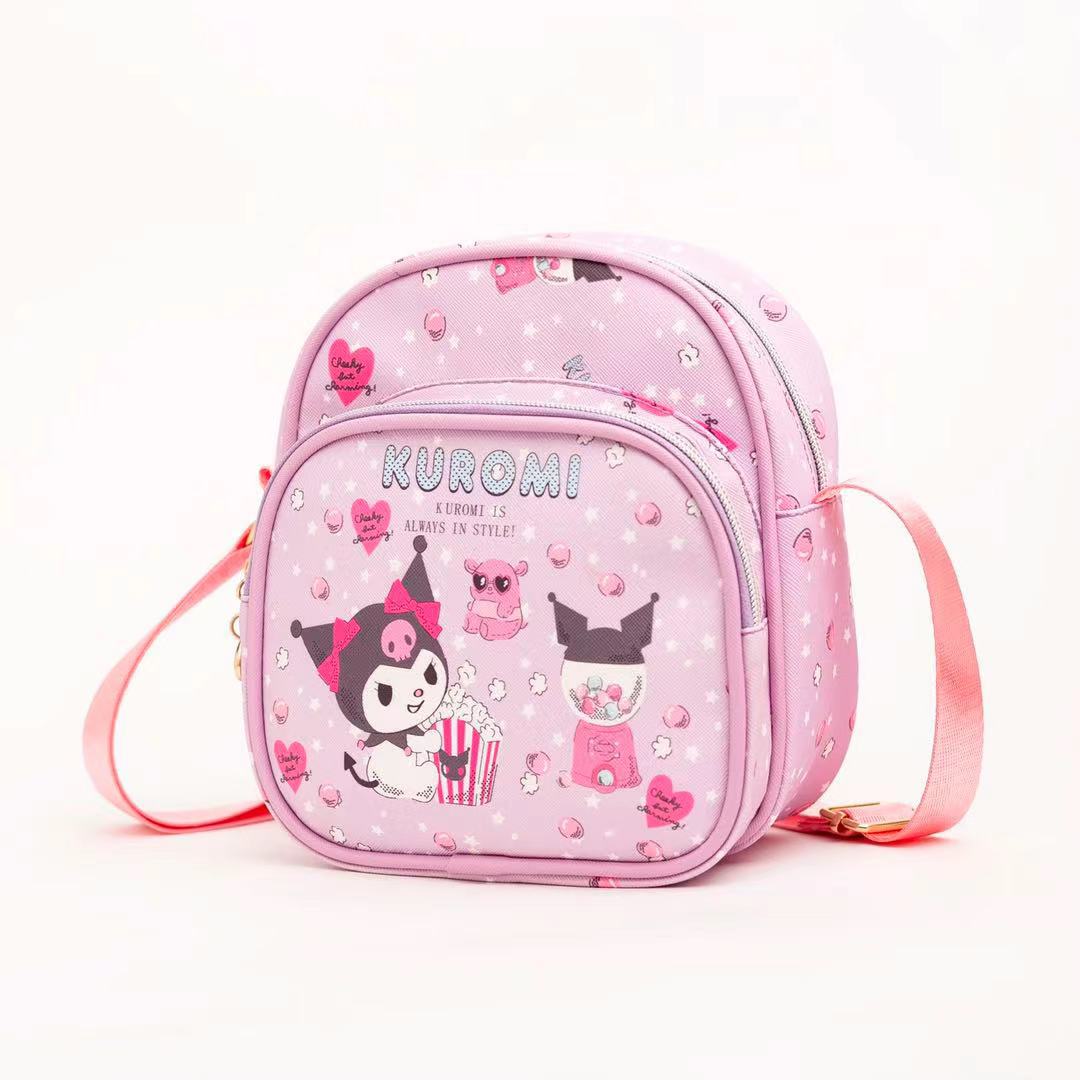 Children's Cute Melody Clow White Mini Children's Shoulder Bags