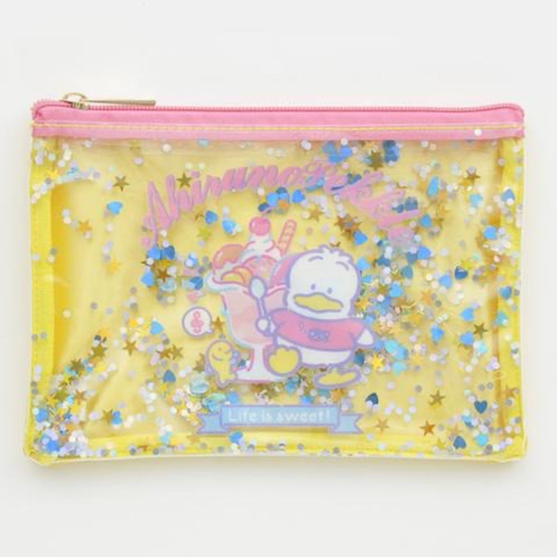 Cute Pacha Dog Clow Transparent Waterproof Cosmetic Bags