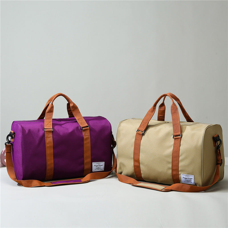 Women's & Men's & Fashion Fitness Leisure Korean Short Travel Bags