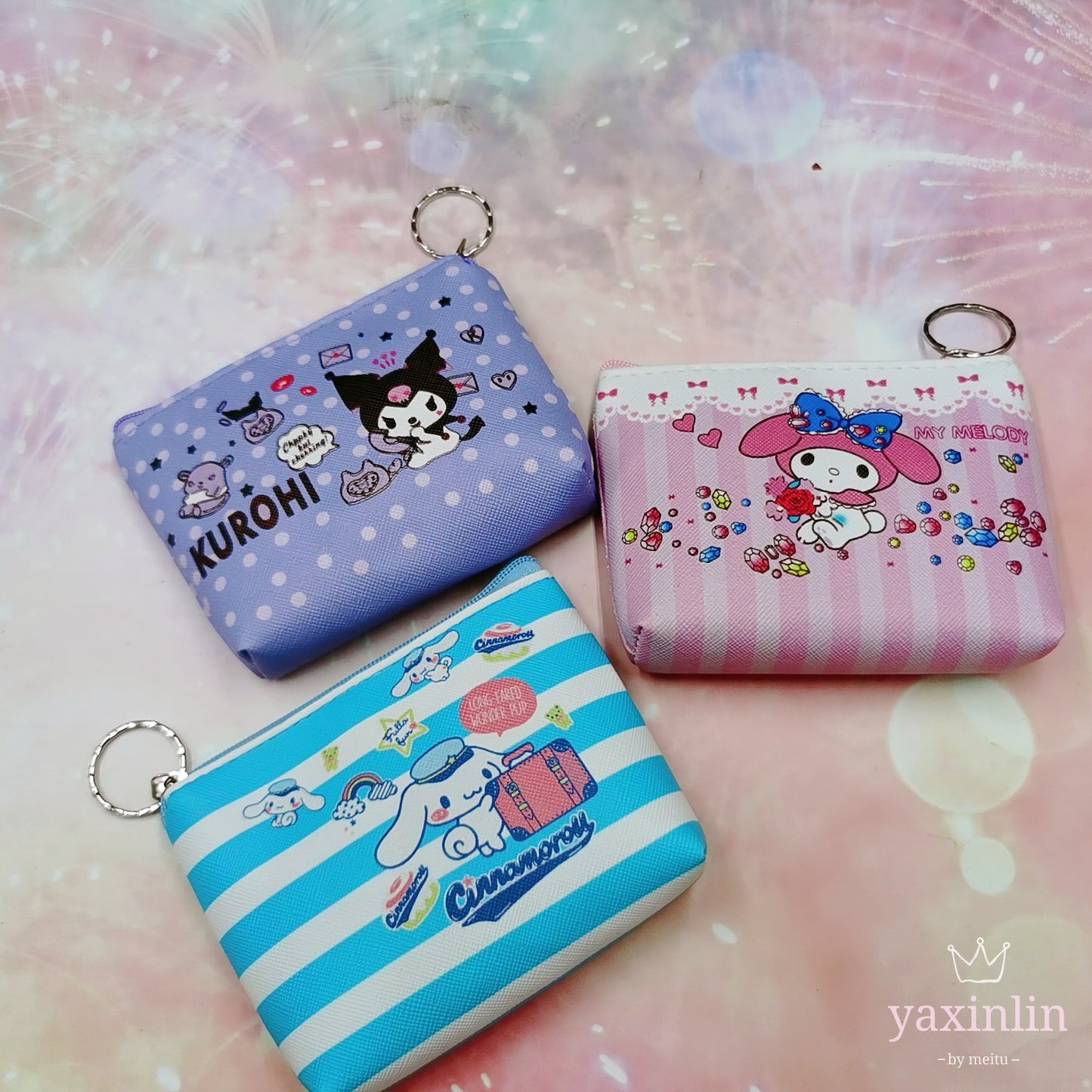 Durable Cartoon Clow Melody Crane Machine Coin Purses