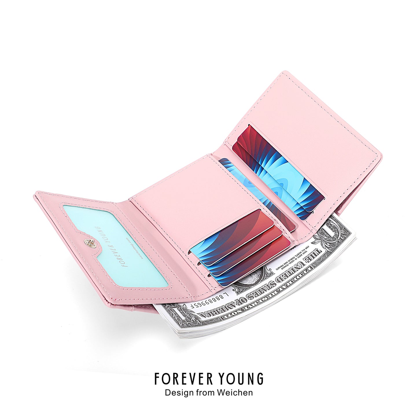 Portefeuilles Forever Young Zero pour femme, grande capacité