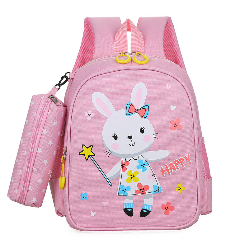 Children's Cute Animal Band Pencil Boys Printed Children's Backpacks