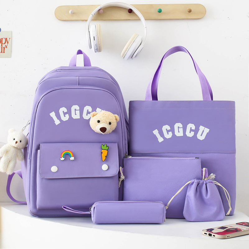 Beautiful Cute Large Capacity Good-looking Schoolgirl Middle School Students' Schoolbags