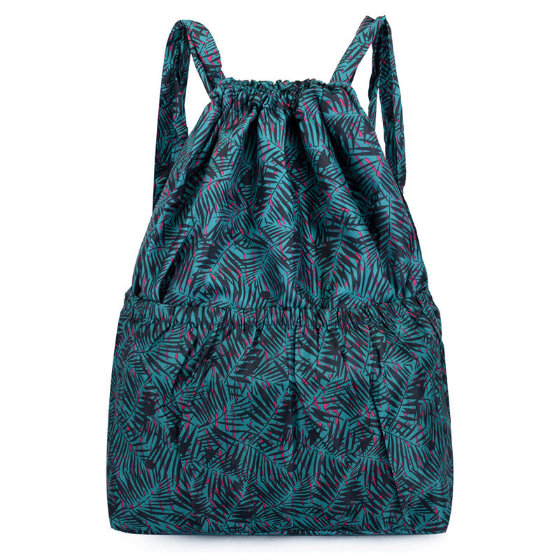 Women's Storage Large Capacity Drawstring Printed Closed Bags