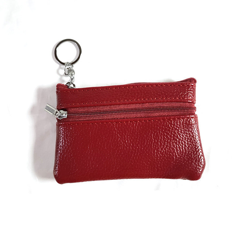 Charmant mini porte-monnaie court et cool pour femme