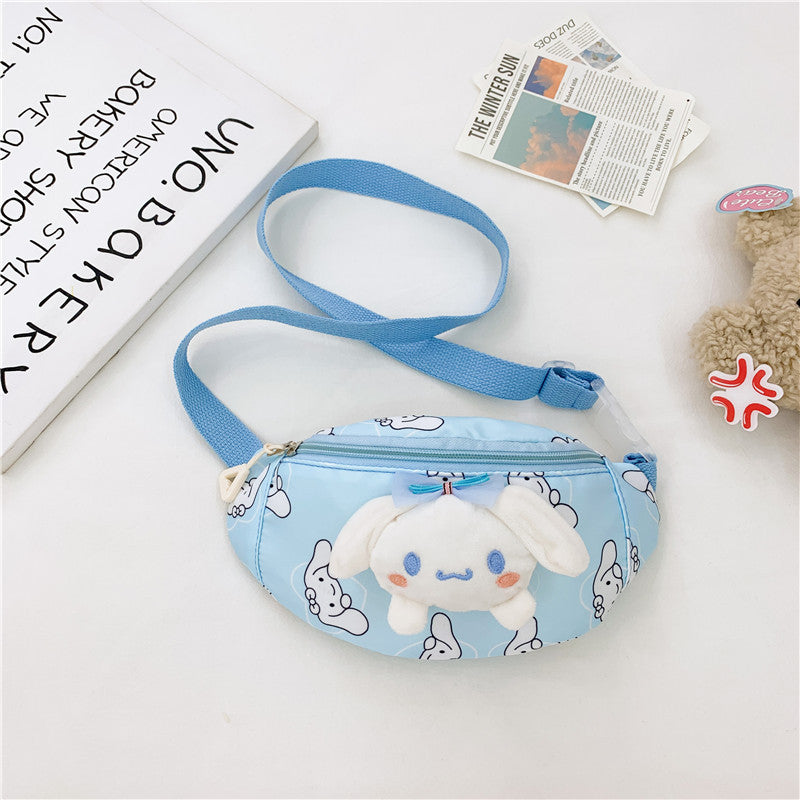 Children's Cartoon Cute Printed Slanted Boys Leisure Purses