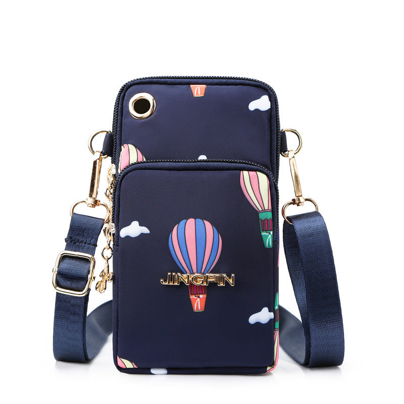 Women's Mobile Mini Summer Single Canvas Vertical Phone Bags