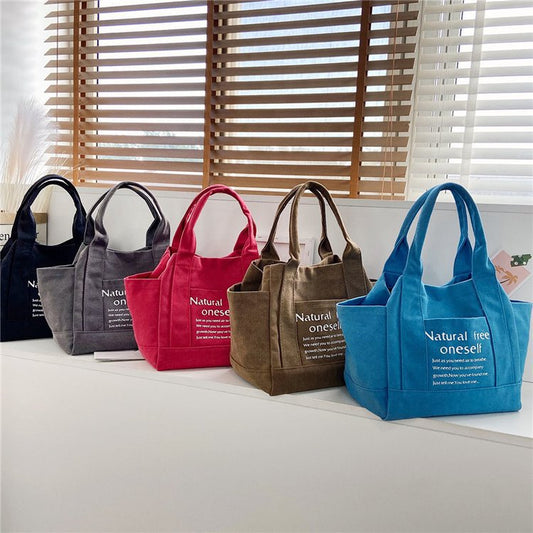 Women's Leisure Fashion Letter Tote Large Capacity Shoulder Bags