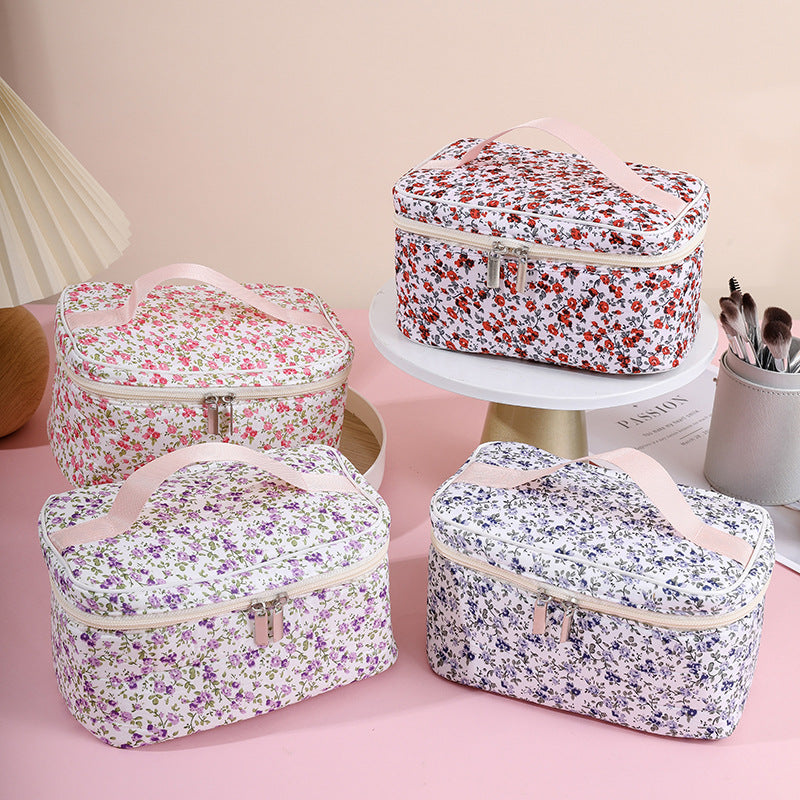 Makeup Portable Simple Square Cosmetics Storage Cosmetic Bags