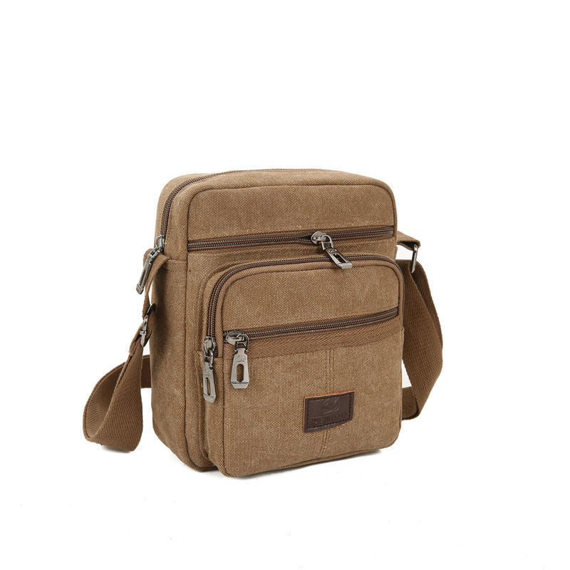 Men's Canvas Business Mini Fashionable Household Men's Messenger Bags