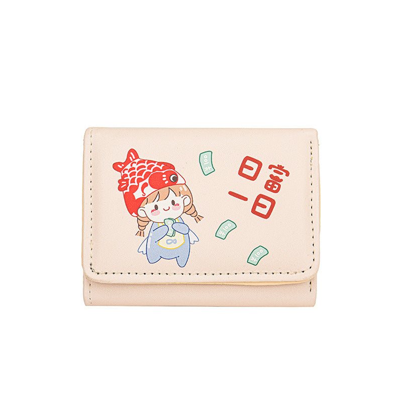 Short Female Design Thin Cute Change Ladies Wallets