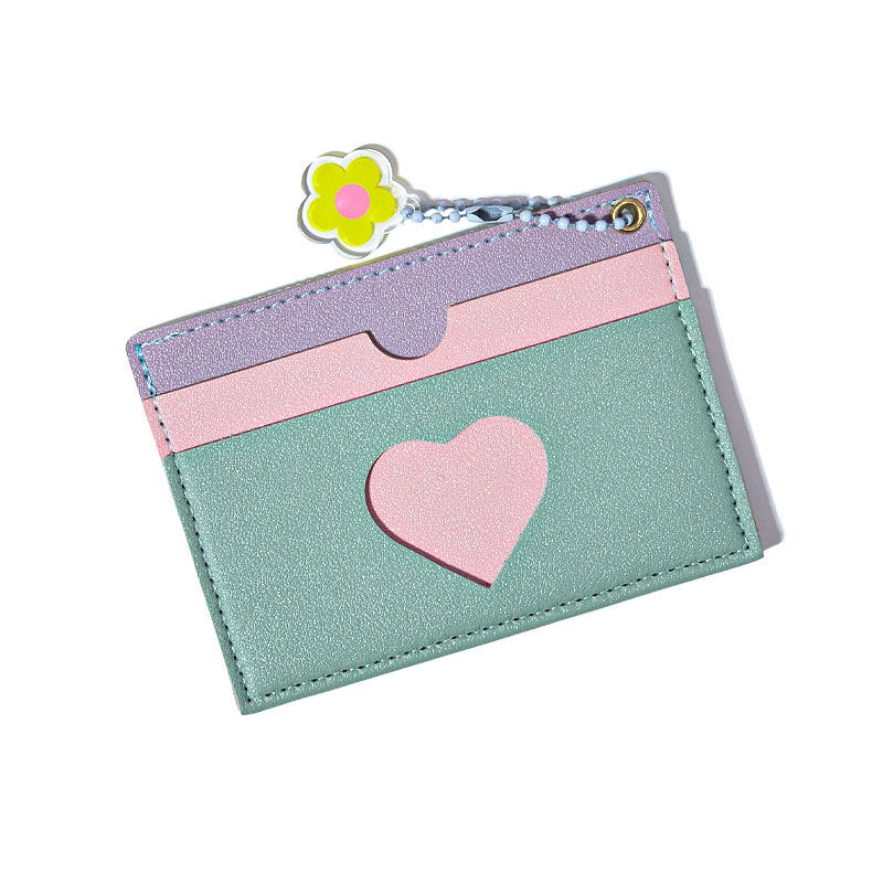 Dopamine Korean Style Short Chic Multicolor Ladies Wallets