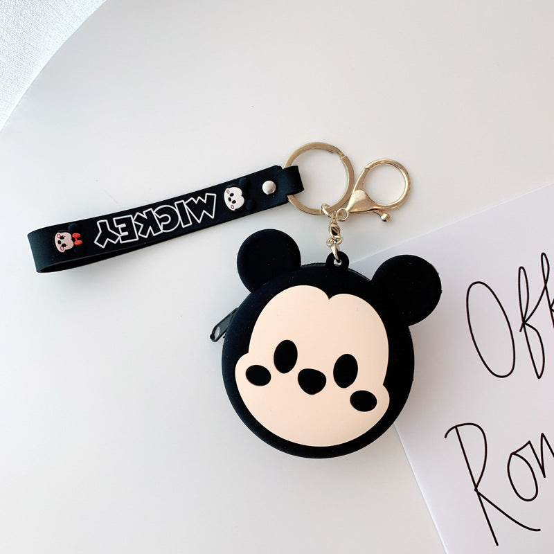 Dessin animé Mickey Minnie Silicone Couple changement porte-monnaie