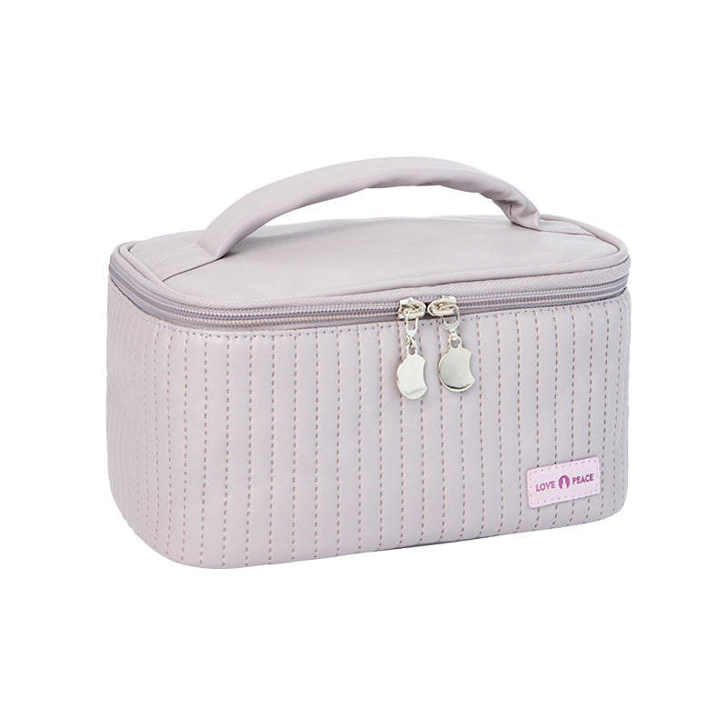 White Collar Cake Candy Color Convenient Wash Cosmetic Bags