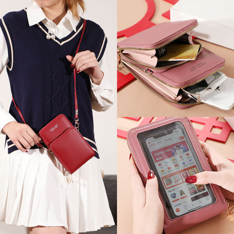 Women's Mobile Korean Touch Screen Small Mini Phone Bags