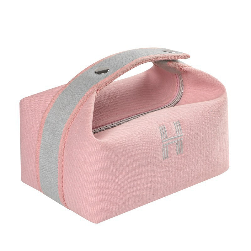 Fashion Style Canvas Makeup Wash Large Cosmetic Bags