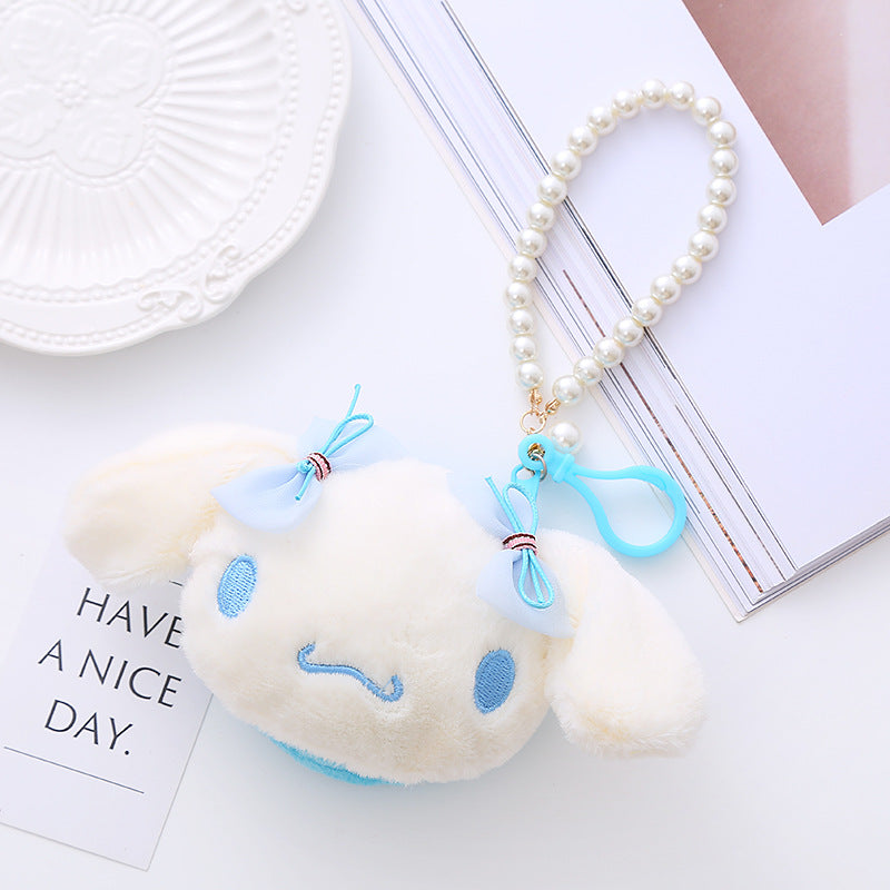 Cute Plush Stereo Zipper Mini Storage Coin Purses