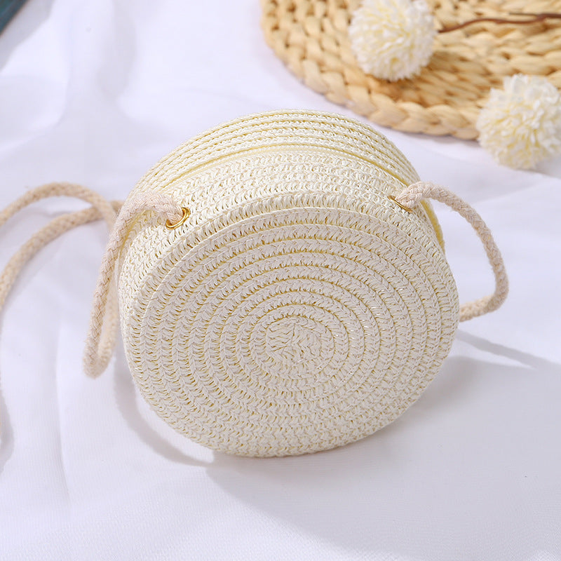 Children's Straw Little Boy Mini Hat Suit Children's Coin Purse