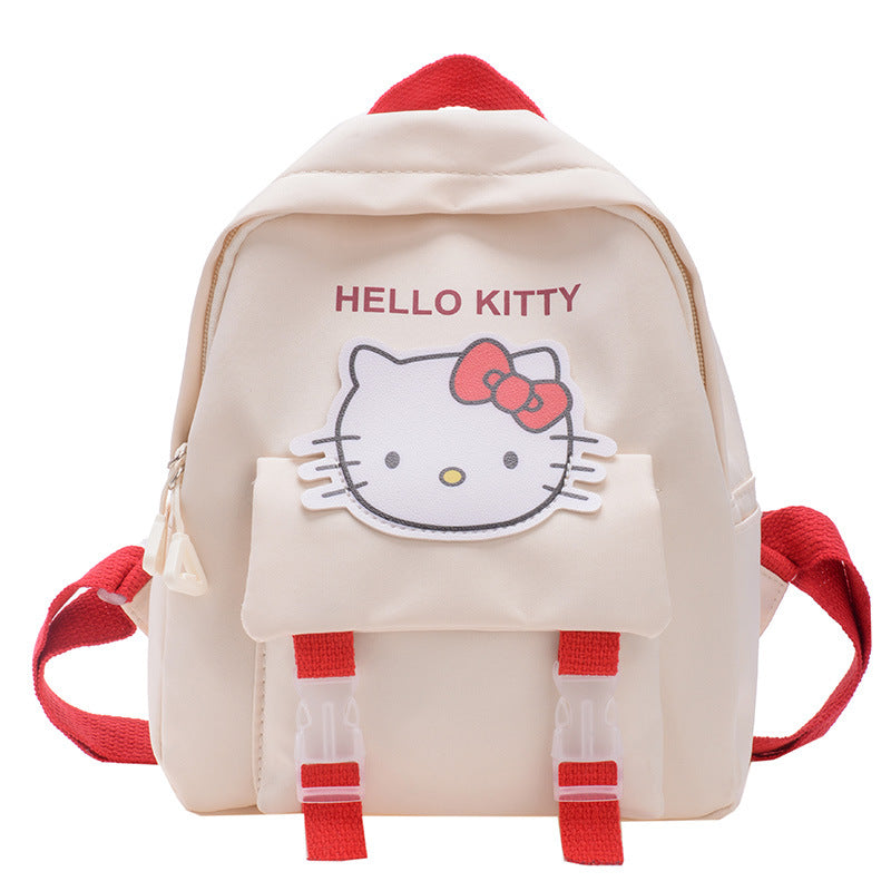 Children's Clow Cartoon Lightweight Cute Nylon Letters Children's Backpacks