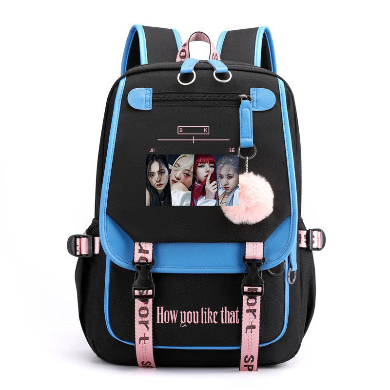 Park Kim Starry Sky Korean Style Backpacks