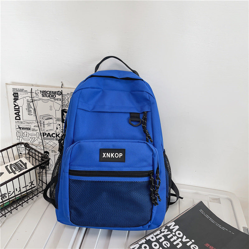 Female College Black Large Capacity Fashion Male Backpacks