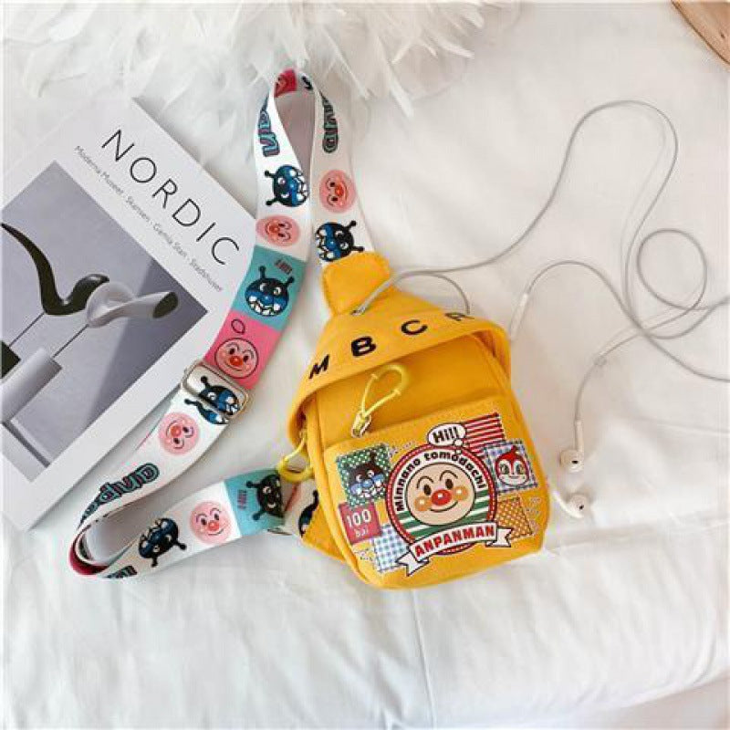 Women's & Children's & Cartoon Canvas Small Fashionable Korean Waist Packs