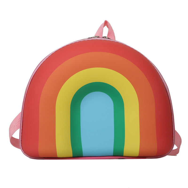 Children's Korean Rainbow Burden Reduction Donut Boys Children's Backpacks