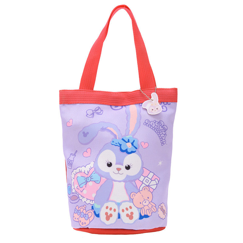 Children's Anime Bucket Portable Canvas Korean Style Children's Shoulder Bags