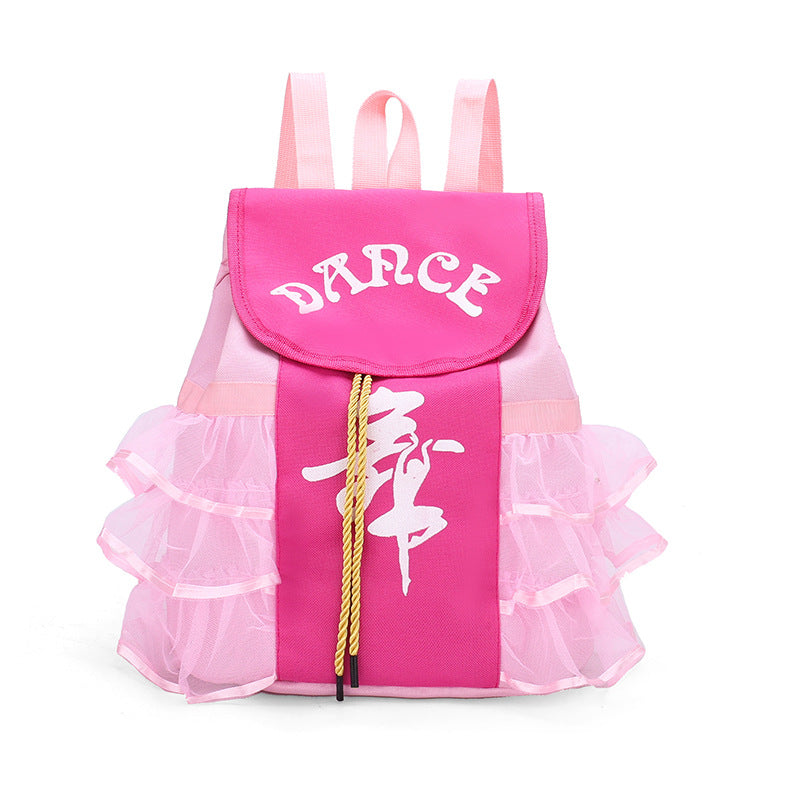 Children's Dance Double Latin Ballet Printing Princess Children's Backpacks