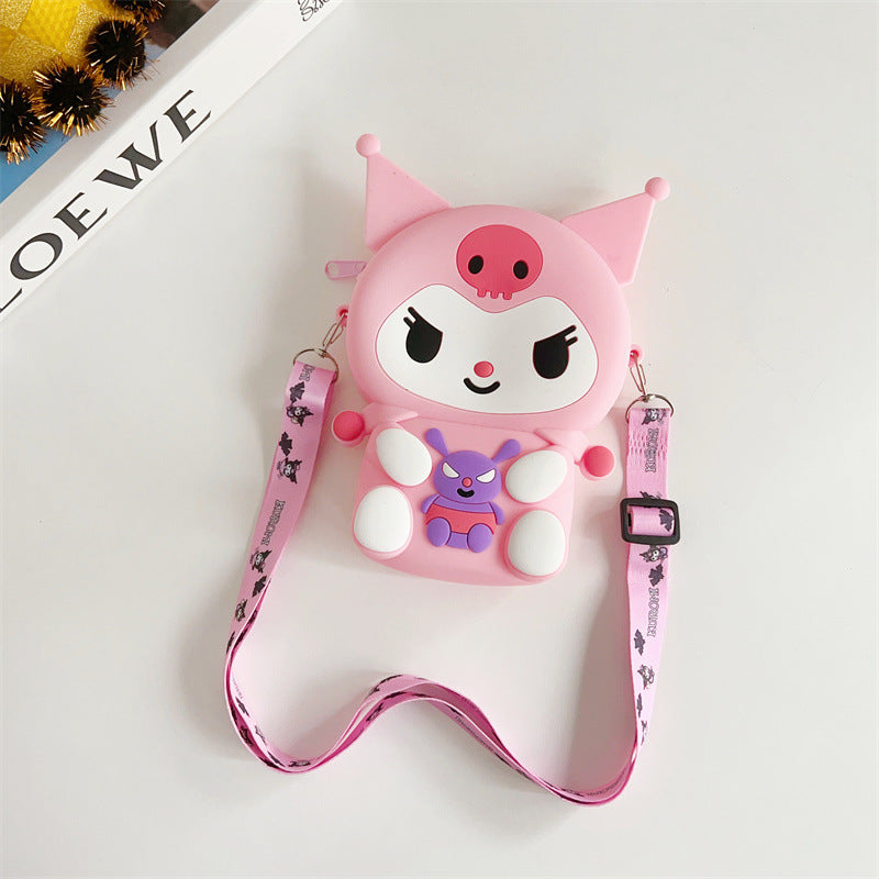 Children's Clow Cartoon Fashion Trend Play Silicone Coin Purses