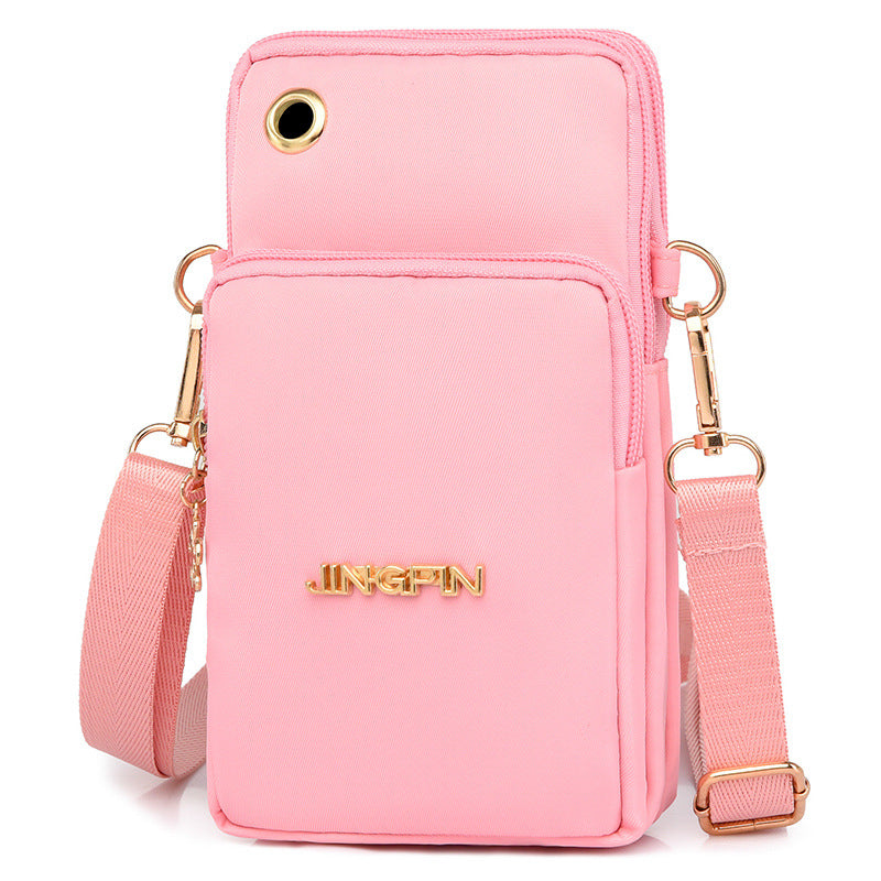 Women's Mobile Mini Summer Single Canvas Vertical Phone Bags