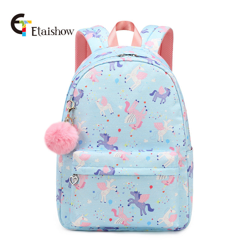 Children's Printed Cute Primary Lightweight Simple Campus Elementary School Students' Schoolbags