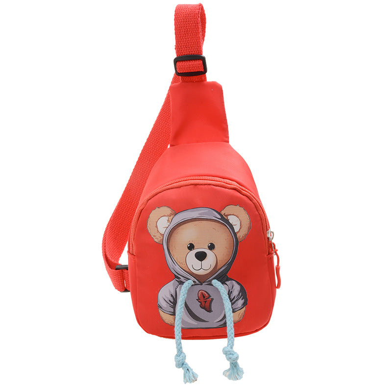 Children's Cartoon Cute Dressed Bear Boys Bags