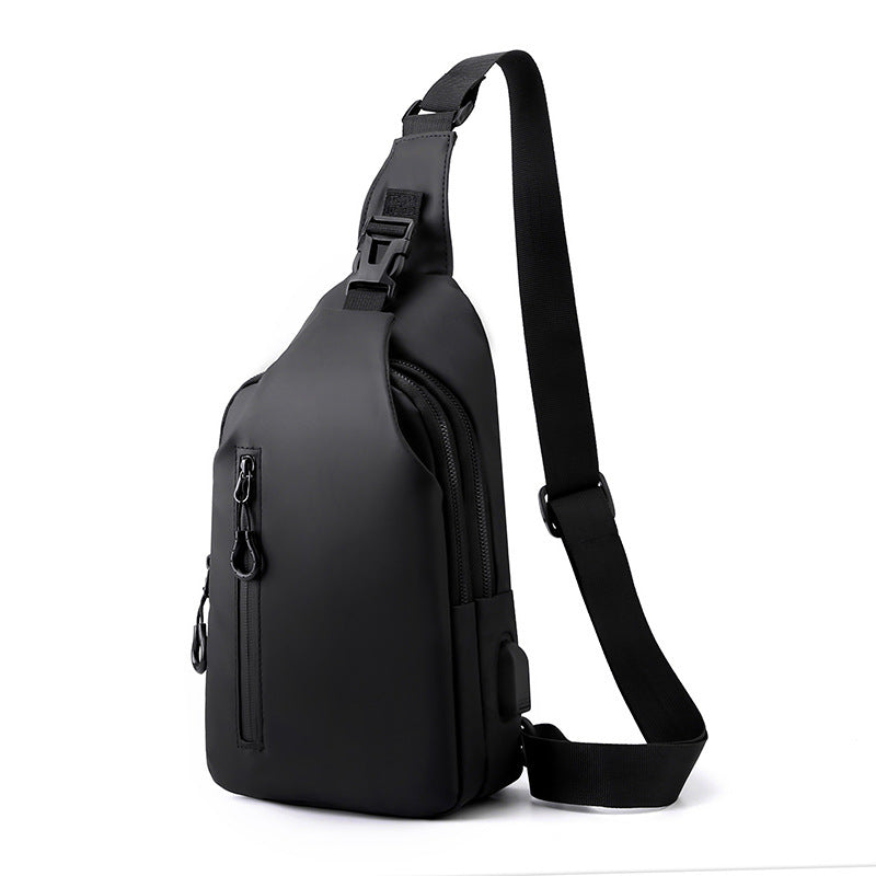 Men's Simple Business Fashion Derm Trendy Men's Messenger Bags