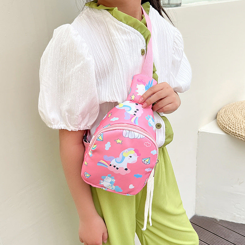 Mode enfants été princesse tendance petit dinosaure sacs de taille pour enfants